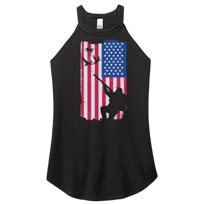 USA Hunting Flag Women's Perfect Tri Rocker Tank