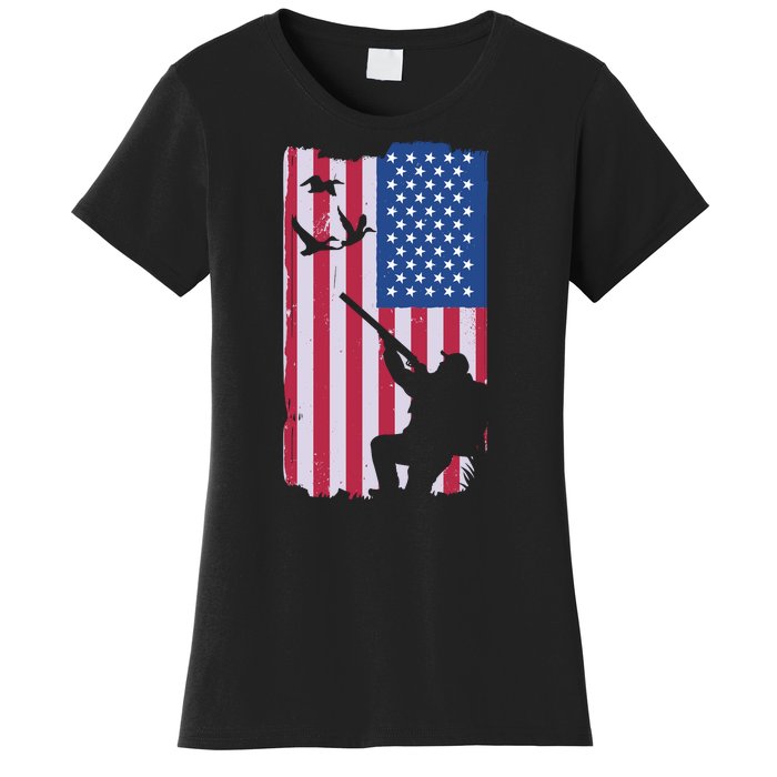 USA Hunting Flag Women's T-Shirt