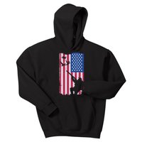 USA Hunting Flag Kids Hoodie