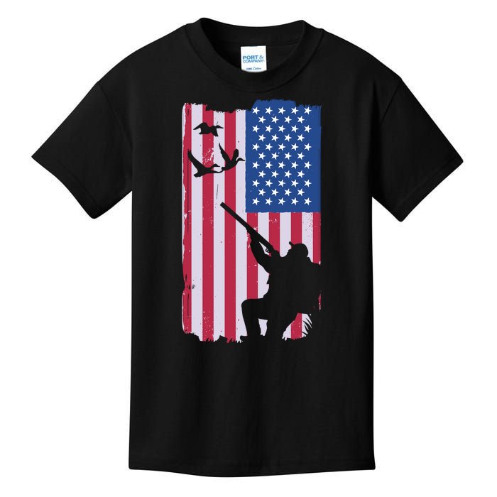 USA Hunting Flag Kids T-Shirt