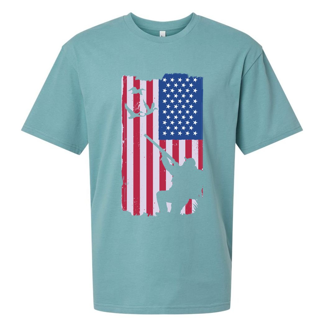 USA Hunting Flag Sueded Cloud Jersey T-Shirt