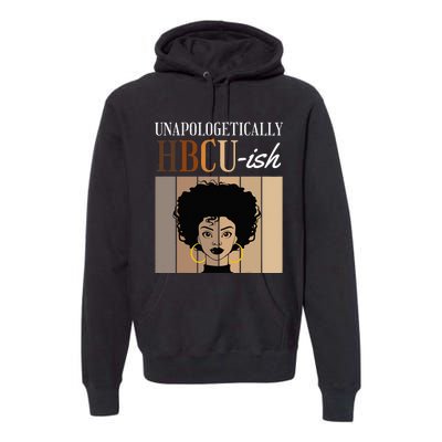 Unapologetically HBCUish Graduate Alumni Student Premium Hoodie