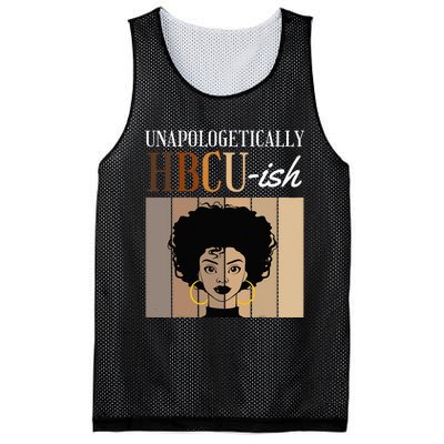 Unapologetically HBCUish Graduate Alumni Student Mesh Reversible Basketball Jersey Tank