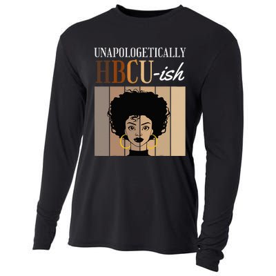 Unapologetically HBCUish Graduate Alumni Student Cooling Performance Long Sleeve Crew