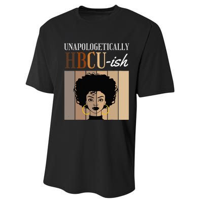 Unapologetically HBCUish Graduate Alumni Student Performance Sprint T-Shirt