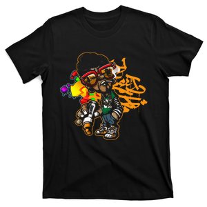 Urban Hip Hop Graffiti Art Graphic T-Shirt