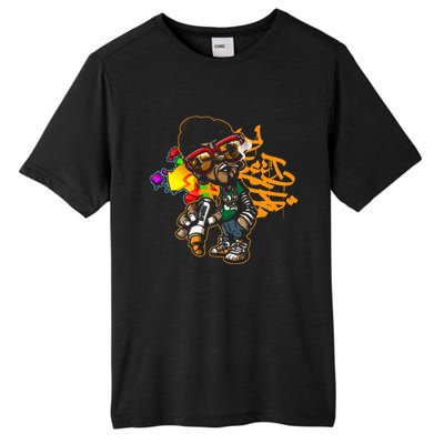 Urban Hip Hop Graffiti Art Graphic Tall Fusion ChromaSoft Performance T-Shirt