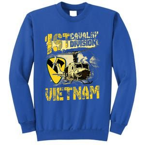 Uh1 Huey Helicopter 1st Cavalry Division Vietnam Veteran Sweatshirt