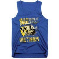 Uh1 Huey Helicopter 1st Cavalry Division Vietnam Veteran Tank Top