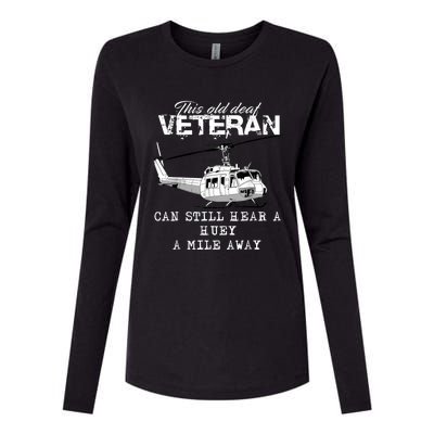 Uh1 Huey Helicopter Army Aviationveteran Womens Cotton Relaxed Long Sleeve T-Shirt