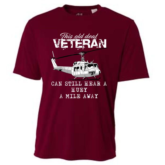 Uh1 Huey Helicopter Army Aviationveteran Cooling Performance Crew T-Shirt