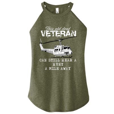 Uh1 Huey Helicopter Army Aviationveteran Women's Perfect Tri Rocker Tank