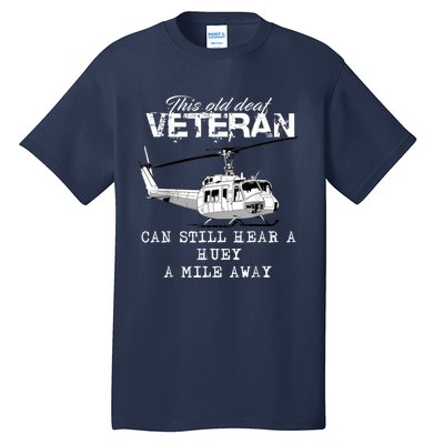 Uh1 Huey Helicopter Army Aviationveteran Tall T-Shirt