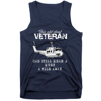 Uh1 Huey Helicopter Army Aviationveteran Tank Top