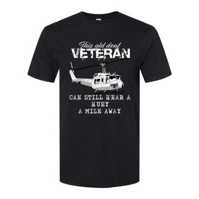 Uh1 Huey Helicopter Army Aviationveteran Softstyle CVC T-Shirt