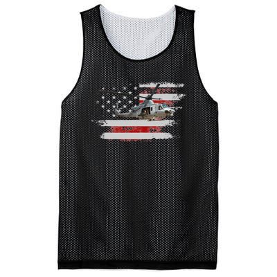 UH1 Huey Helicopter USA American Flag Helicopter Pilot Gifts Mesh Reversible Basketball Jersey Tank