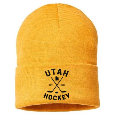 Utah Hockey Hockey In Utah Sustainable Knit Beanie