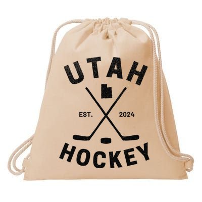 Utah Hockey Hockey In Utah Drawstring Bag