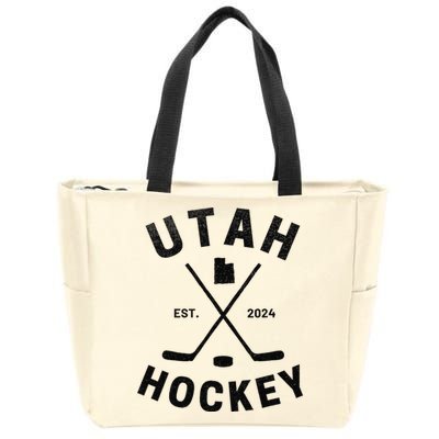 Utah Hockey Hockey In Utah Zip Tote Bag