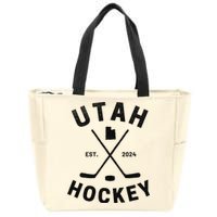 Utah Hockey Hockey In Utah Zip Tote Bag