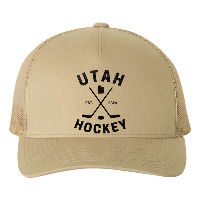 Utah Hockey Hockey In Utah Yupoong Adult 5-Panel Trucker Hat