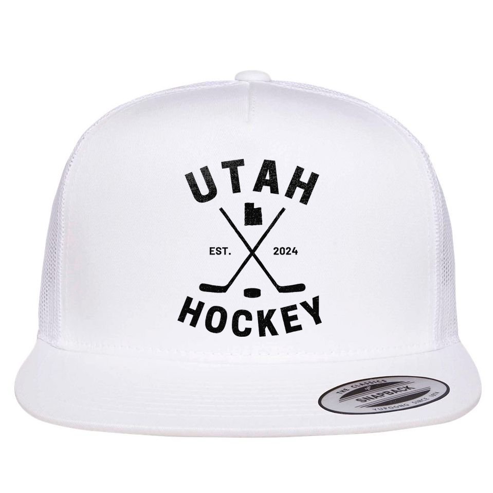 Utah Hockey Hockey In Utah Flat Bill Trucker Hat