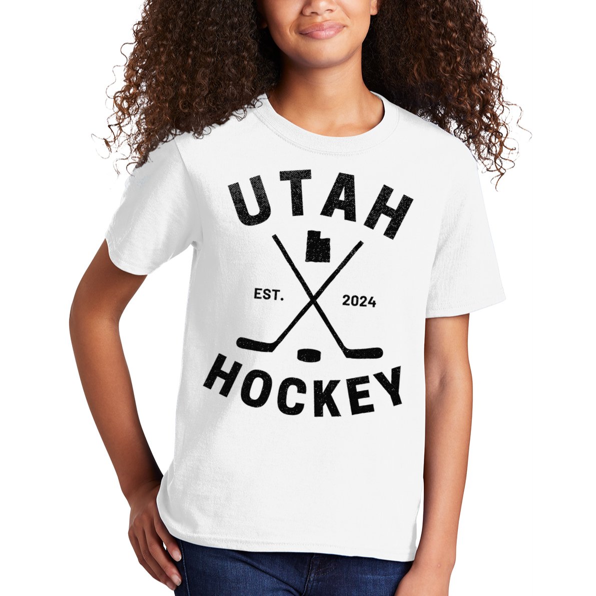 Utah Hockey Hockey In Utah Kids T-Shirt