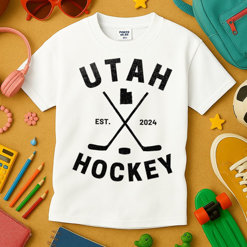 Utah Hockey Hockey In Utah Kids T-Shirt