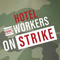 Unite Here Local 11 Hotel Workers On Strike Legacy Tie Dye Trucker Hat