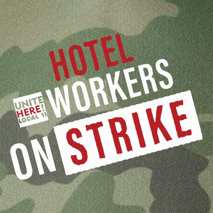 Unite Here Local 11 Hotel Workers On Strike Legacy Tie Dye Trucker Hat