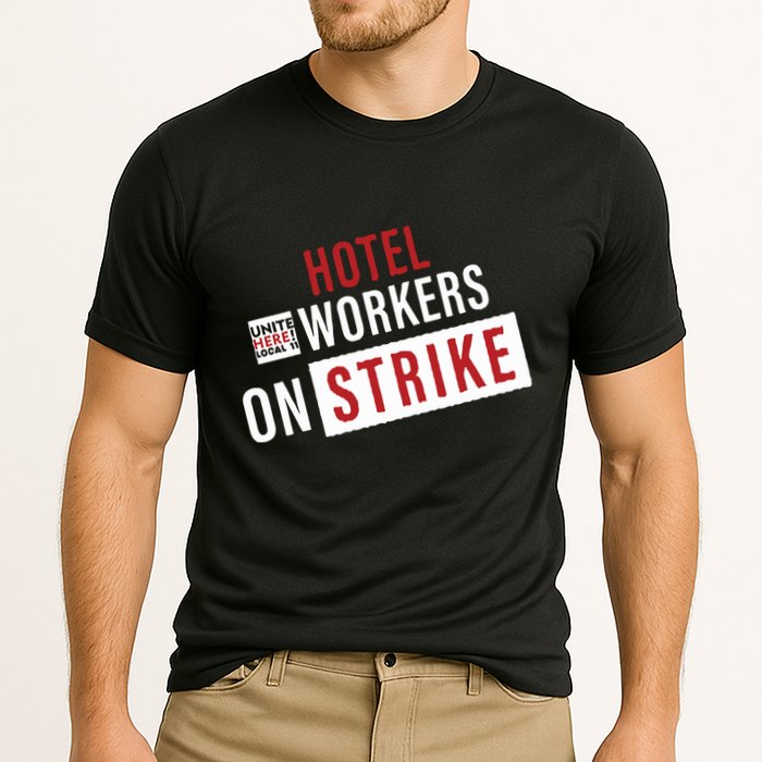 Unite Here Local 11 Hotel Workers On Strike Cooling Performance Crew T-Shirt
