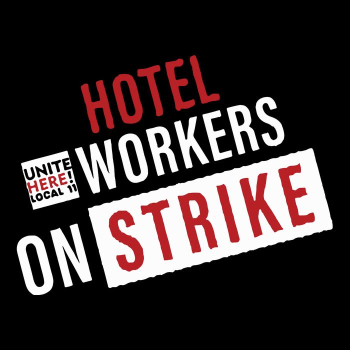 Unite Here Local 11 Hotel Workers On Strike Bucket Hat