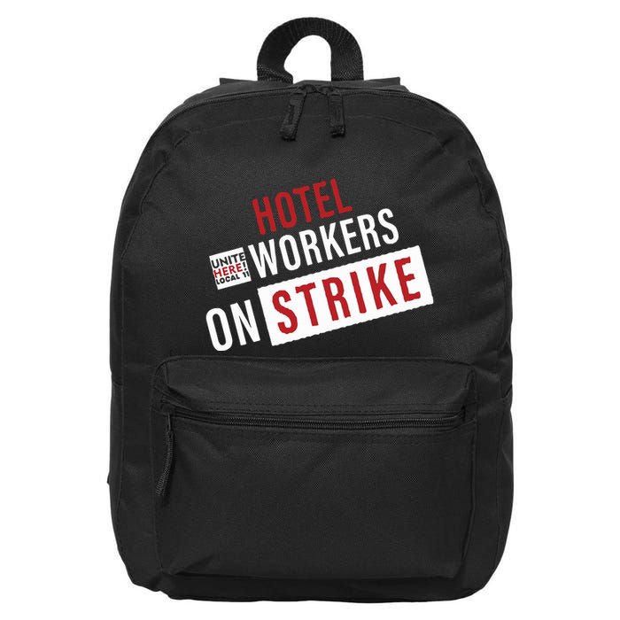 Unite Here Local 11 Hotel Workers On Strike 16 in Basic Backpack