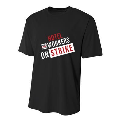Unite Here Local 11 Hotel Workers On Strike Youth Performance Sprint T-Shirt