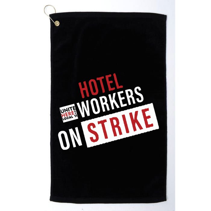 Unite Here Local 11 Hotel Workers On Strike Golf Towel