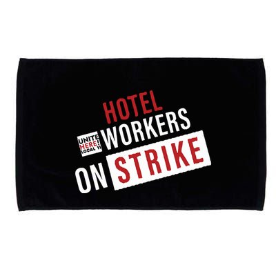 Unite Here Local 11 Hotel Workers On Strike Microfiber Hand Towel