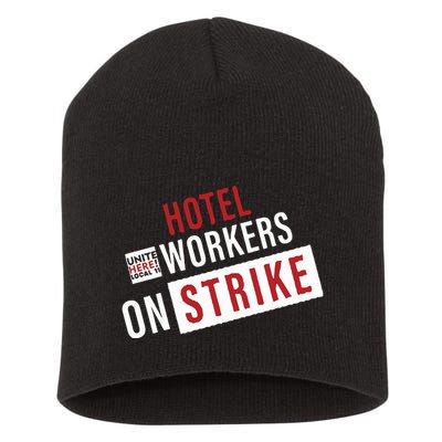 Unite Here Local 11 Hotel Workers On Strike Short Acrylic Beanie