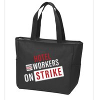 Unite Here Local 11 Hotel Workers On Strike Zip Tote Bag