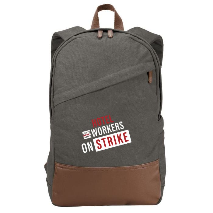 Unite Here Local 11 Hotel Workers On Strike Cotton Canvas Backpack