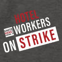 Unite Here Local 11 Hotel Workers On Strike Vector Backpack