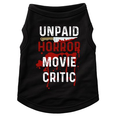 Unpaid Horror Movie Critic Serial Killer True Crime Lover Doggie Tank