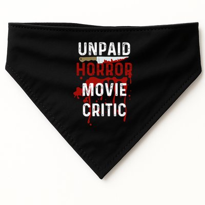 Unpaid Horror Movie Critic Serial Killer True Crime Lover USA-Made Doggie Bandana