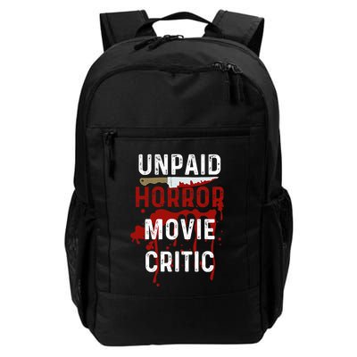 Unpaid Horror Movie Critic Serial Killer True Crime Lover Backpack