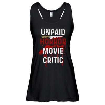 Unpaid Horror Movie Critic Serial Killer True Crime Lover Ladies Essential Flowy Tank