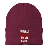 Unpaid Horror Movie Critic Serial Killer True Crime Lover Knit Cap Winter Beanie