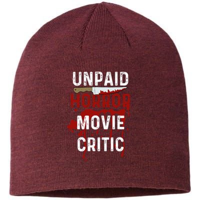 Unpaid Horror Movie Critic Serial Killer True Crime Lover Sustainable Beanie