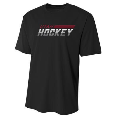 Utah Hockey Off Ice Training Fan Gear Performance Sprint T-Shirt