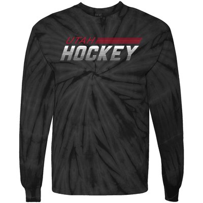 Utah Hockey Off Ice Training Fan Gear Tie-Dye Long Sleeve Shirt