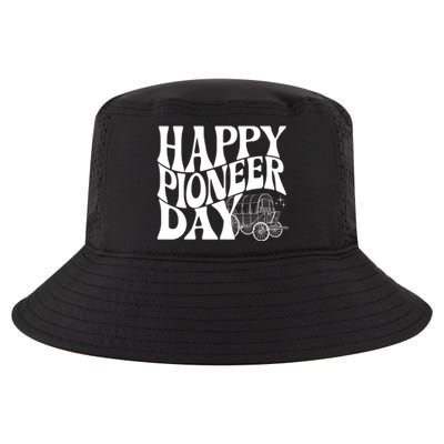 Utah Happy Pioneer Day Groovy Gift Cool Comfort Performance Bucket Hat