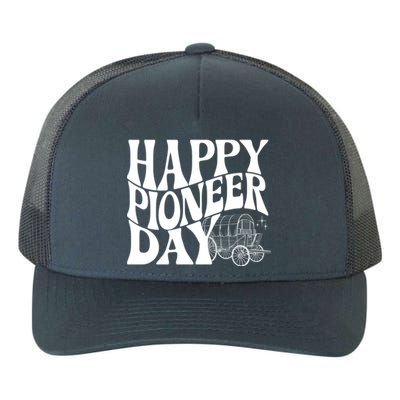 Utah Happy Pioneer Day Groovy Gift Yupoong Adult 5-Panel Trucker Hat